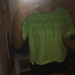 cropped champion tee💚🤩